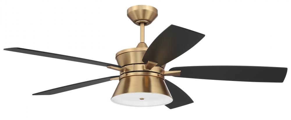 Craftmade DOMINICK DMK52SB5 Fan - Satin Brass