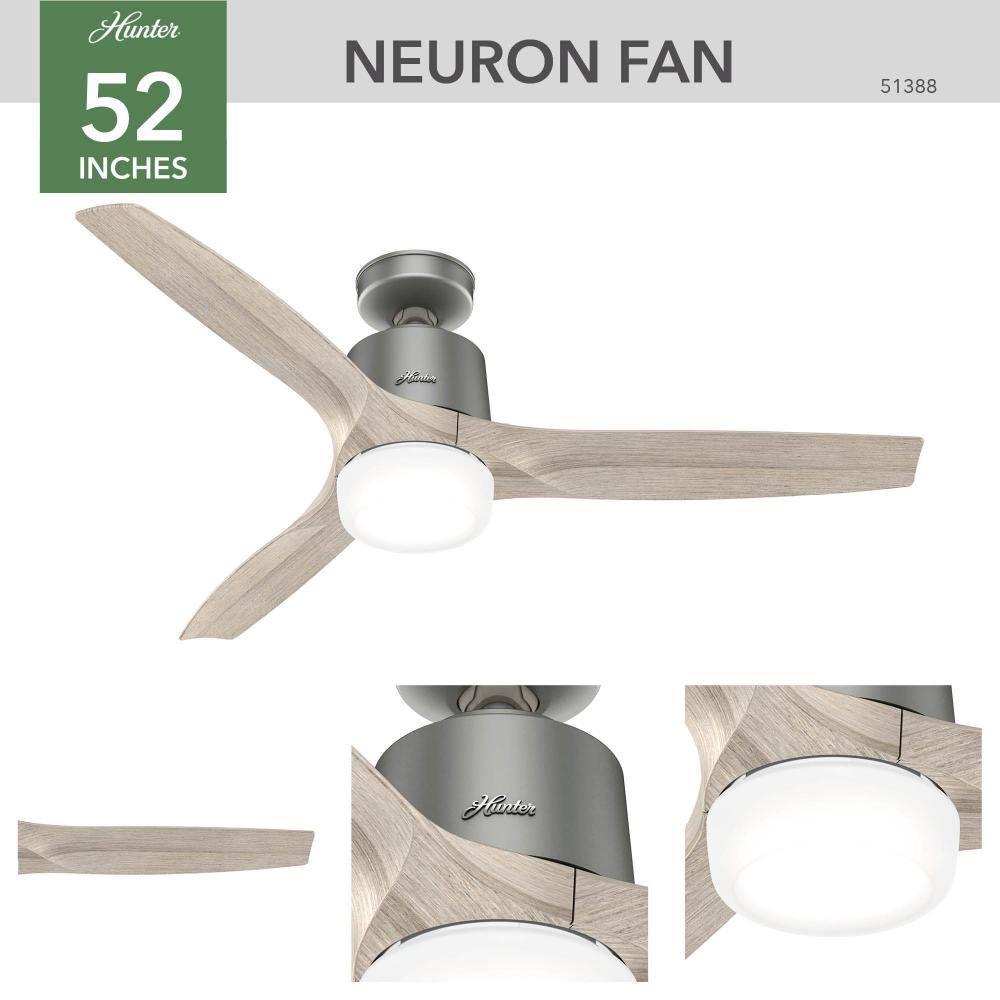 Hunter NEURON 51388 Fan Casual - Matte Silver