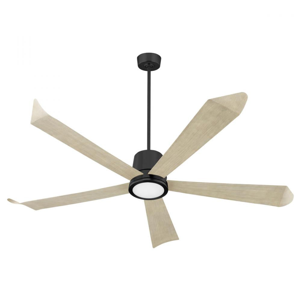 Quorum Lighting ROVA 82725-59 Fan Contemporary - Matte Black