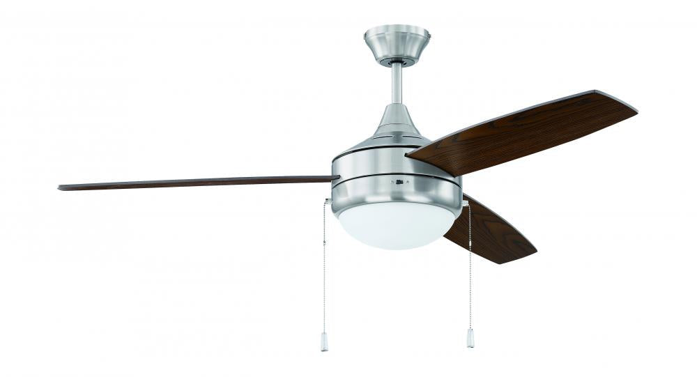 Craftmade PHAZE 3 PHA52BNK3 Fan Transitional - Brushed Polished Nickel