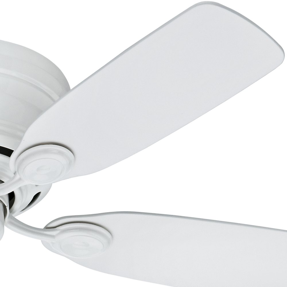 Hunter LOW PROFILE 51059 Fan Traditional - White