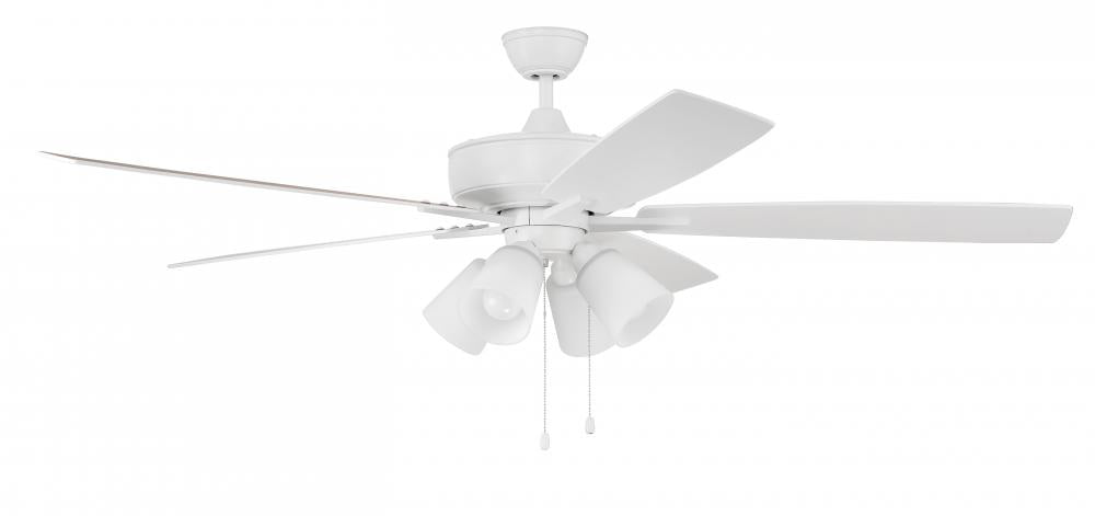 Craftmade SUPER PRO 114 S114W5-60WWOK Fan Traditional - White