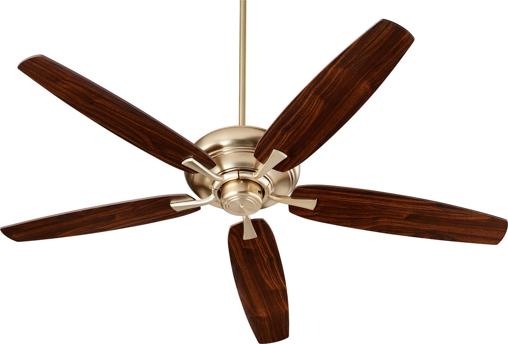 Quorum Lighting APEX 90565-80 Fan Contemporary - Aged Brass