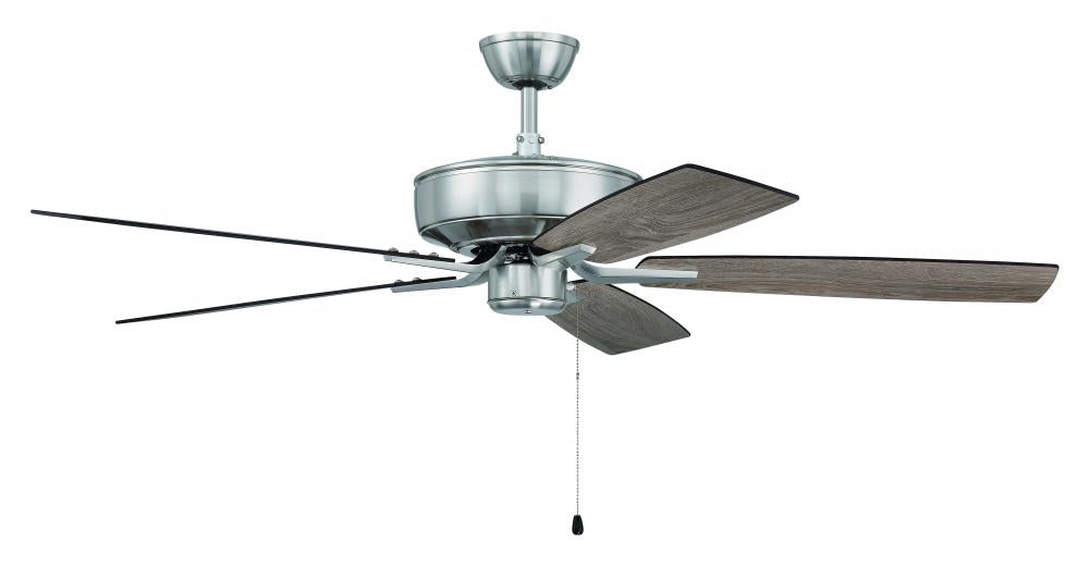 Craftmade PRO PLUS P52BNK5-52DWGWN Fan Traditional - Brushed Polished Nickel