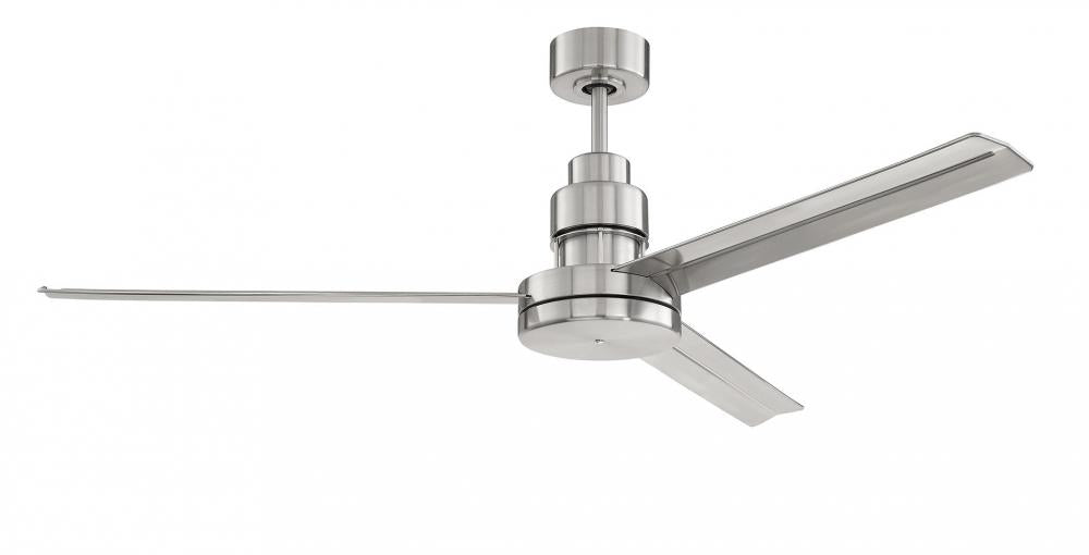 Craftmade MONDO MND54BNK3 Fan Contemporary - Brushed Polished Nickel