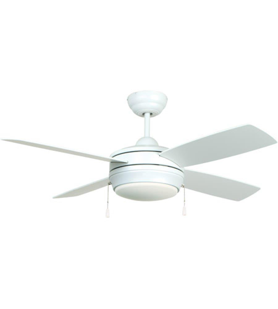 Craftmade LAVAL 44 LAV44MWW4LK-LED Fan Contemporary - Matte White