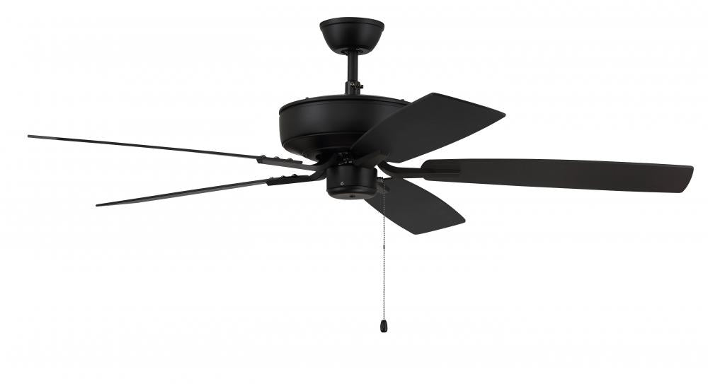 Craftmade PRO PLUS P52FB5-52FBGW Fan Traditional - Flat Black