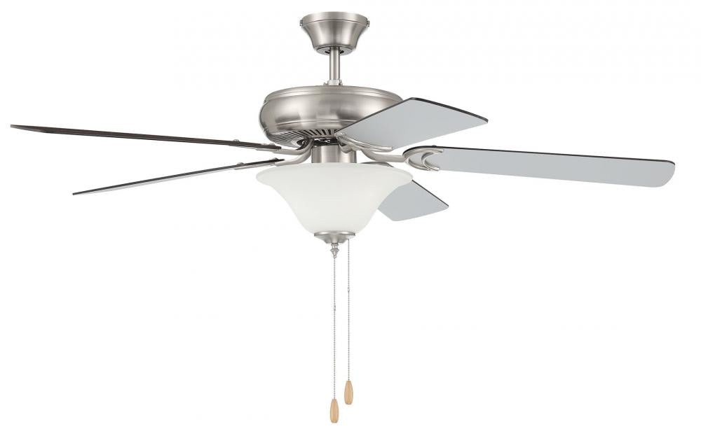 Craftmade DECORATOR&#39;S CHOICE DCF52BNK5C1W Fan Americana - Brushed Polished Nickel