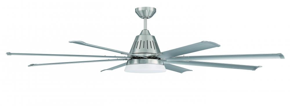 Craftmade WINGTIP WTP72BNK8 Fan Contemporary - Brushed Polished Nickel