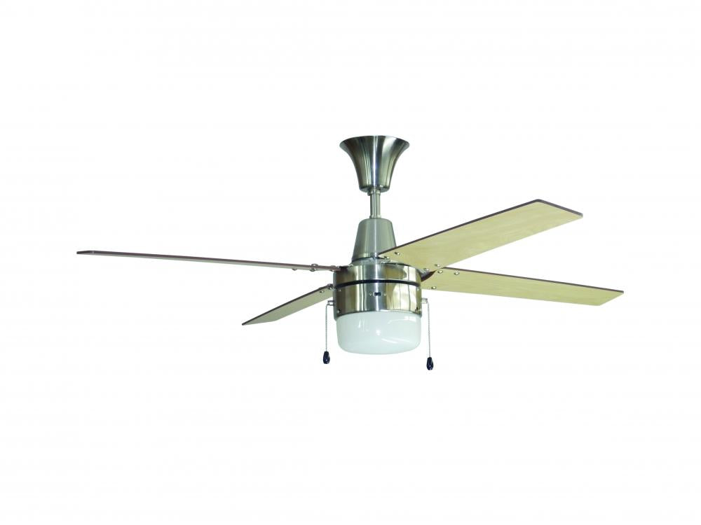 Craftmade CONNERY CON48BNK4C1 Fan Contemporary - Brushed Polished Nickel