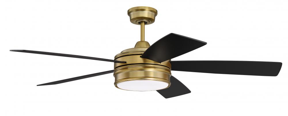 Craftmade BRAXTON BRX52SB5 Fan Transitional - Satin Brass