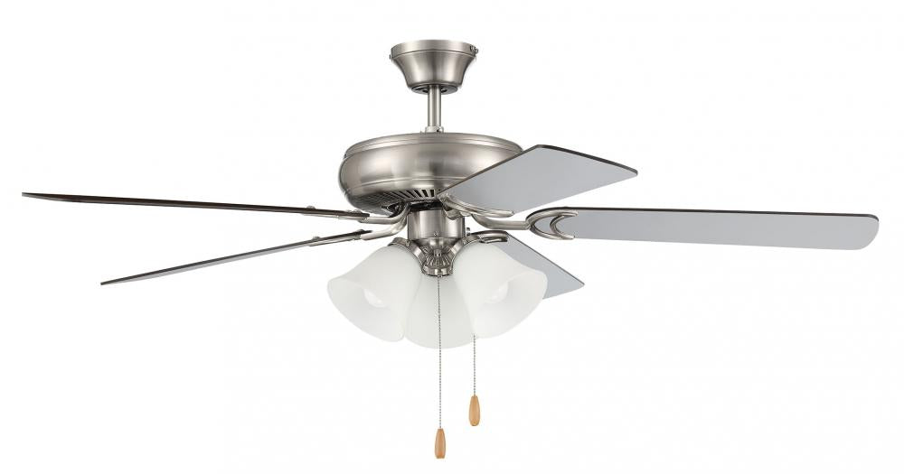 Craftmade DECORATOR&#39;S CHOICE DCF52BNK5C3W Fan Americana - Brushed Polished Nickel