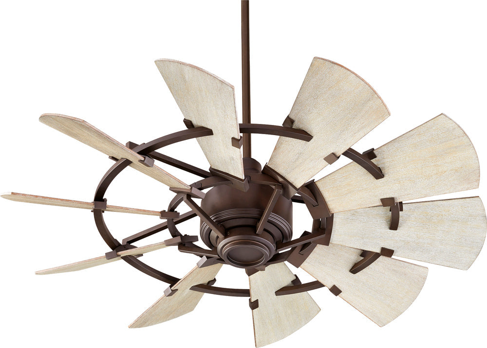 Quorum Lighting WINDMILL 94410-86 Fan Farm House - Oiled Bronze