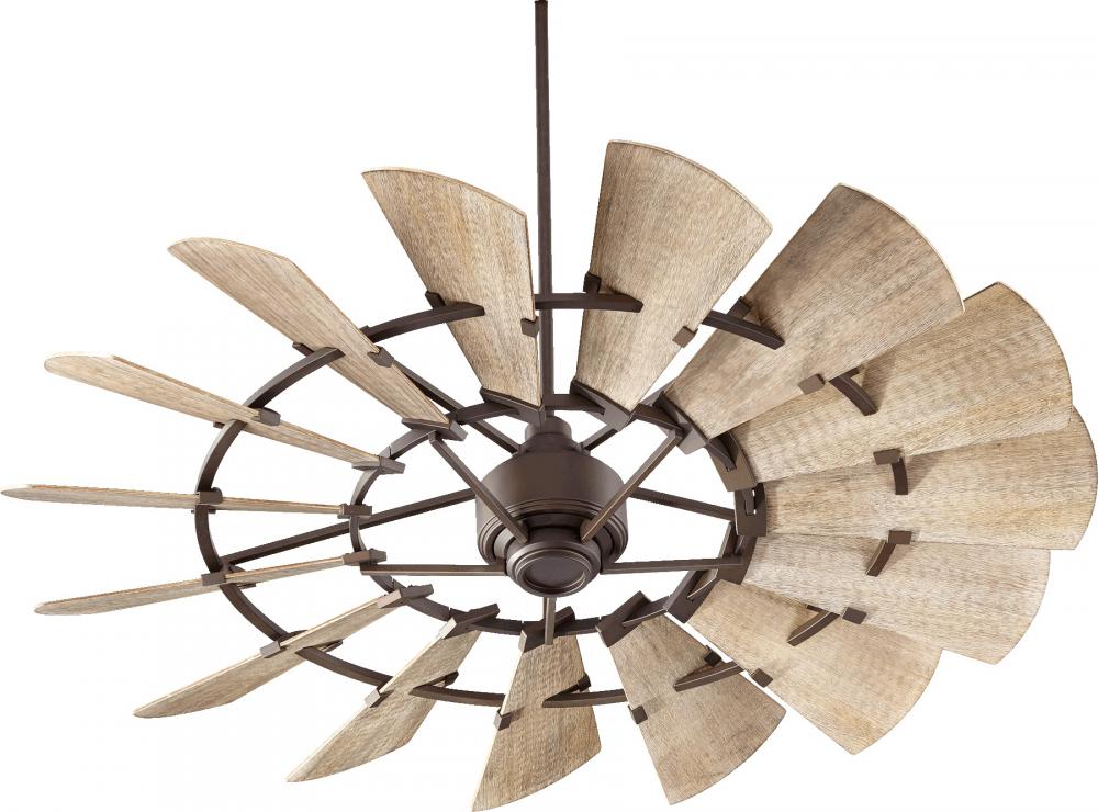 Quorum Lighting WINDMILL 96015-86 Fan Farm House - Oiled Bronze