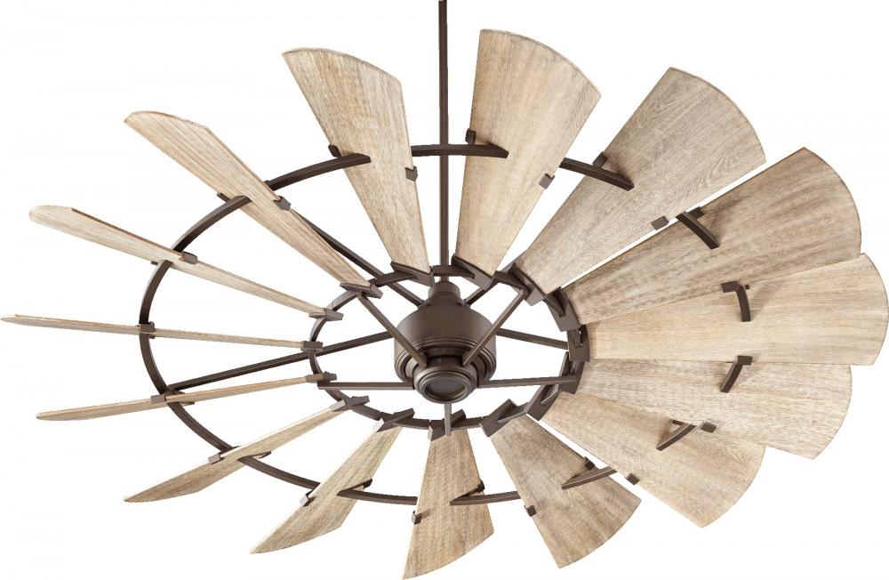 Quorum Lighting WINDMILL 97215-86 Fan Transitional - Oiled Bronze