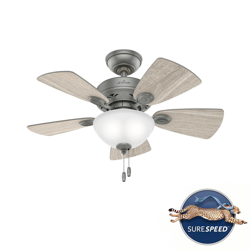 Hunter WATSON 51471 Fan Traditional - Matte Silver