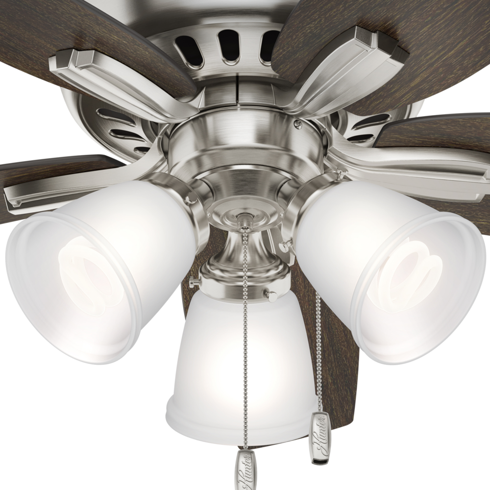 Hunter NEWSOME 51079 Fan Traditional - Brushed Nickel