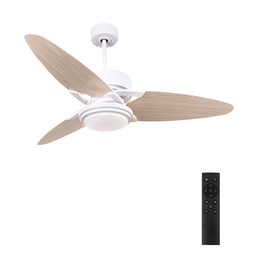 Carro USA MADDOX DC523B-L12-WT-1 Fan Contemporary - White