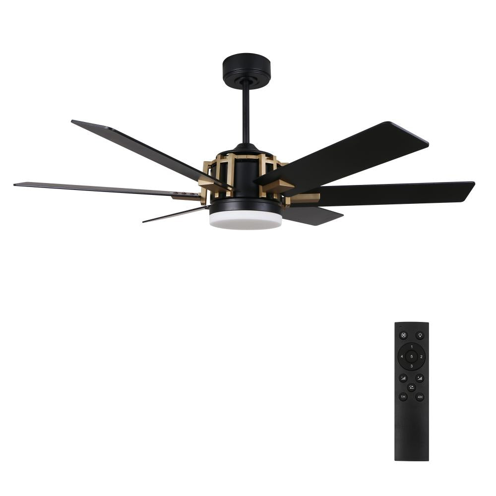 Carro USA JAXX DC526C-L12-B2-1G Fan Contemporary - Black