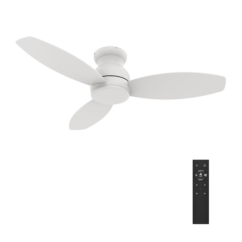 Carro USA STANLEY VC483Q-N10-W1-1-FM Fan Contemporary - White