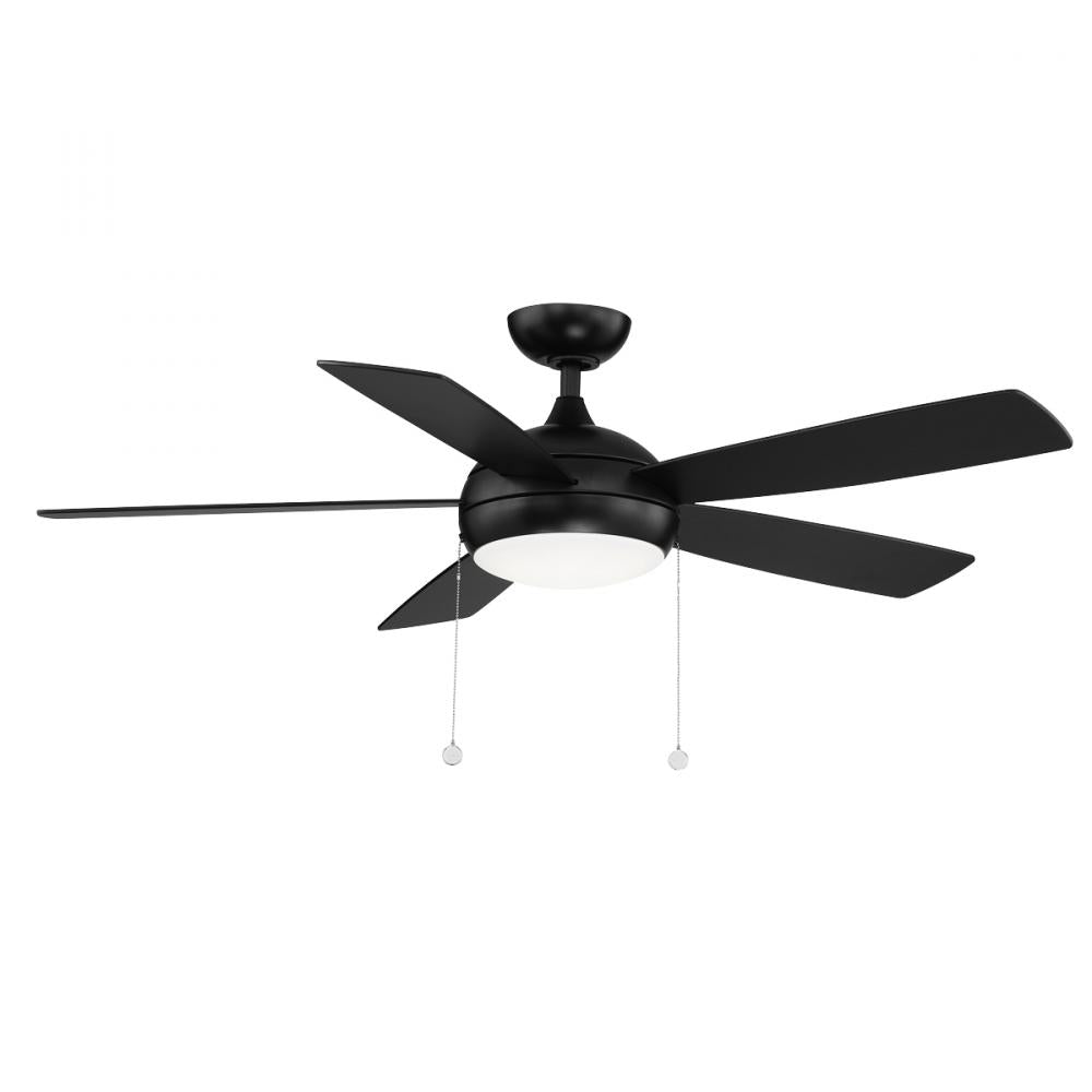 WAC Lighting F-033L-MB Fan Functional - Black