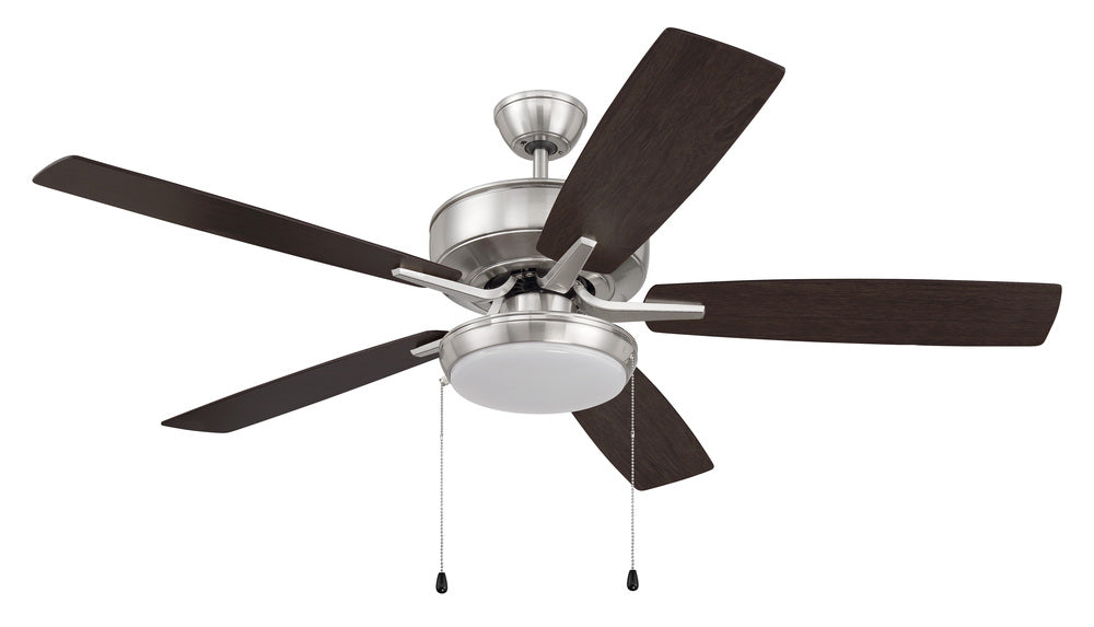 Craftmade PRO PLUS 119 P119BNK5-52DWGWN Fan Traditional - Brushed Polished Nickel