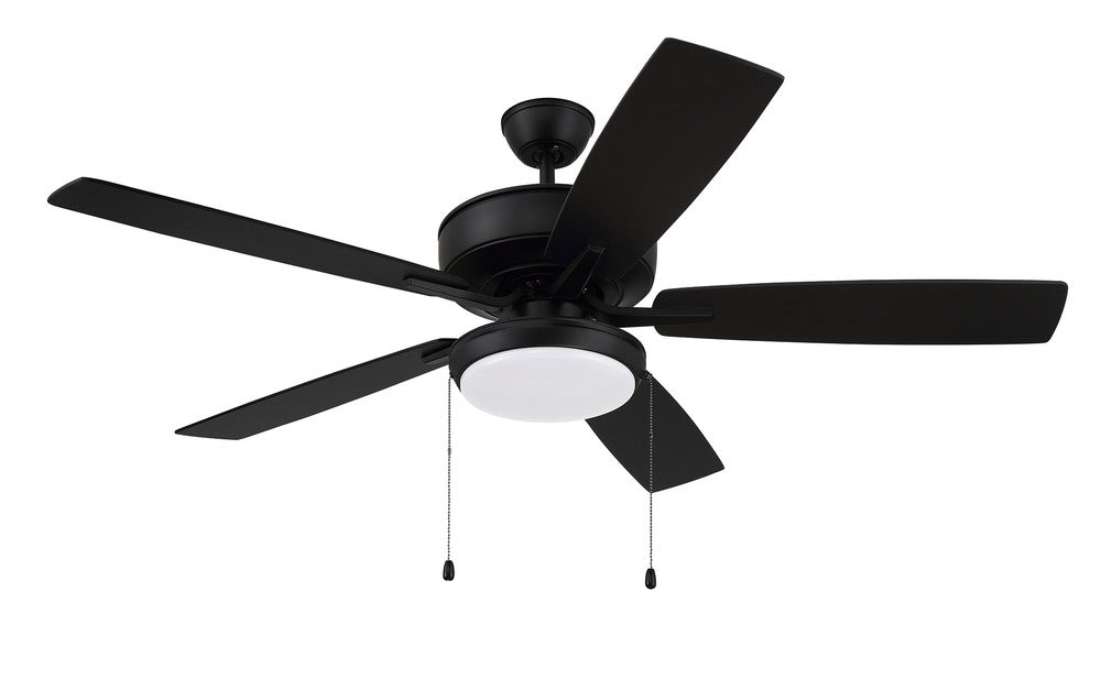 Craftmade PRO PLUS 119 P119FB5-52FBGW Fan Traditional - Flat Black