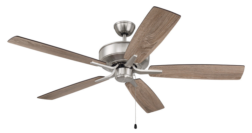 Craftmade PRO PLUS P52BNK5-52DWGWN Fan Traditional - Brushed Polished Nickel