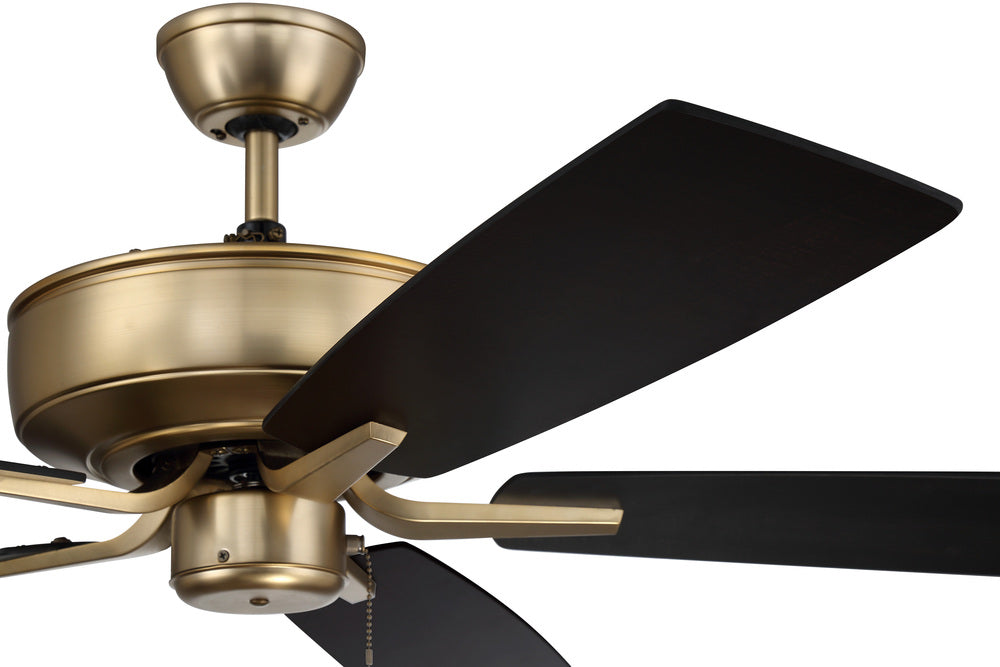 Craftmade PRO PLUS 52&#34; FAN P52SB5-52BWNFB Fan Traditional - Satin Brass