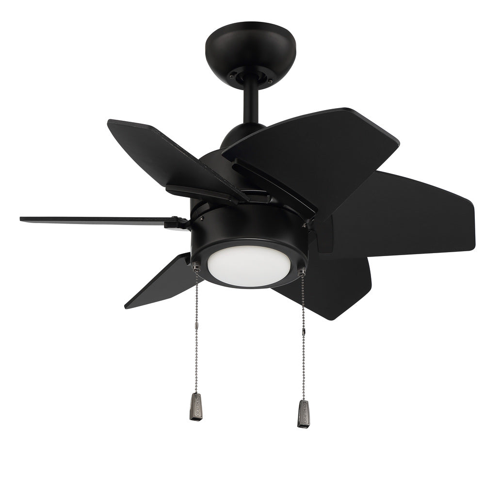 Craftmade PROPEL II INDOOR/OUTDOOR PPT24FB6 Fan Contemporary - Flat Black