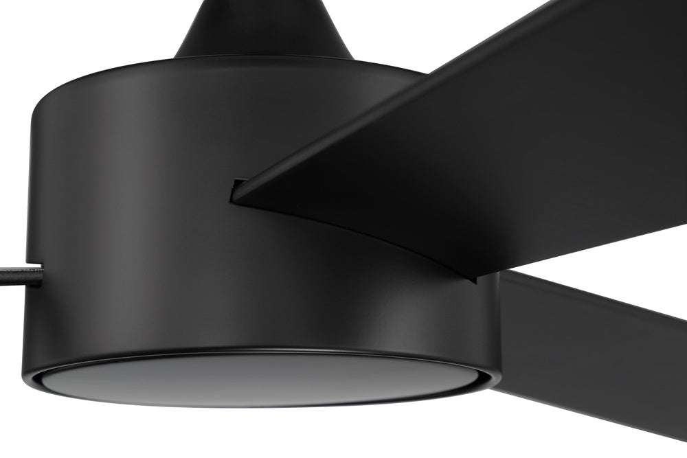 Craftmade PROVISION PRV52FB3 Fan Contemporary - Flat Black