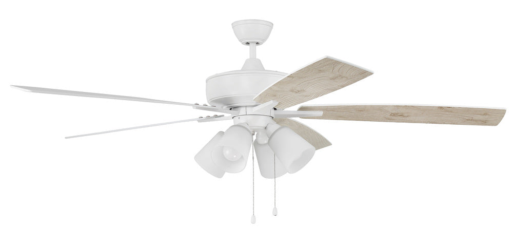 Craftmade SUPER PRO 114 S114W5-60WWOK Fan Traditional - White