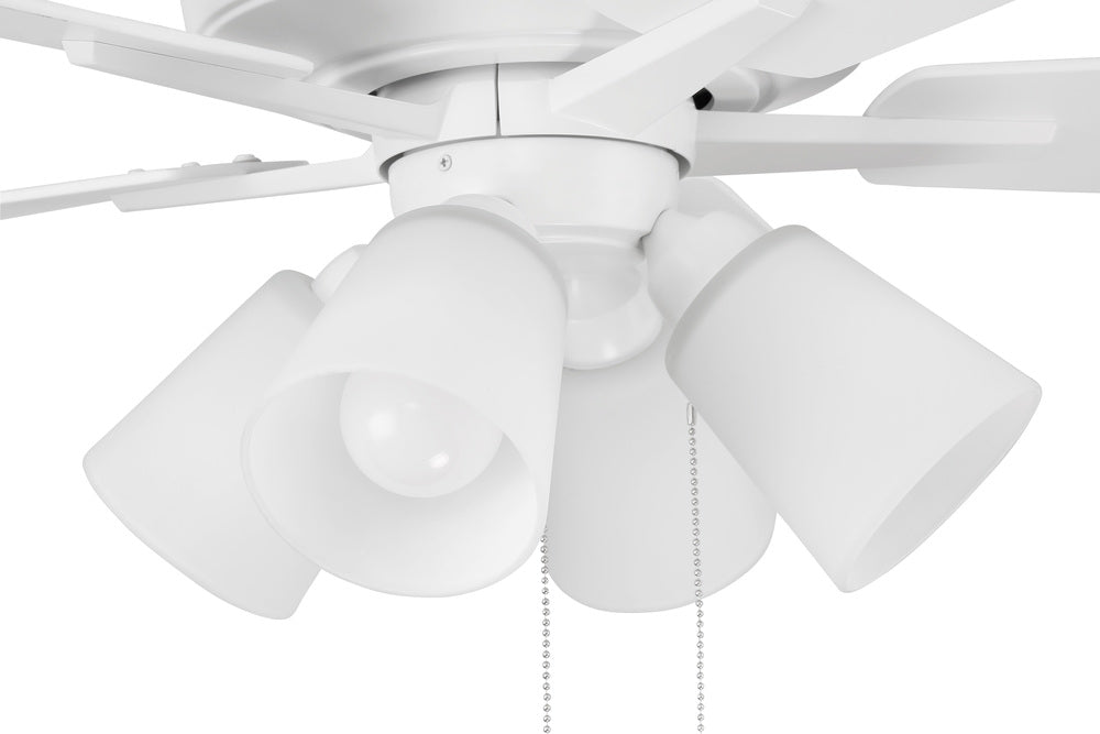 Craftmade SUPER PRO 114 S114W5-60WWOK Fan Traditional - White