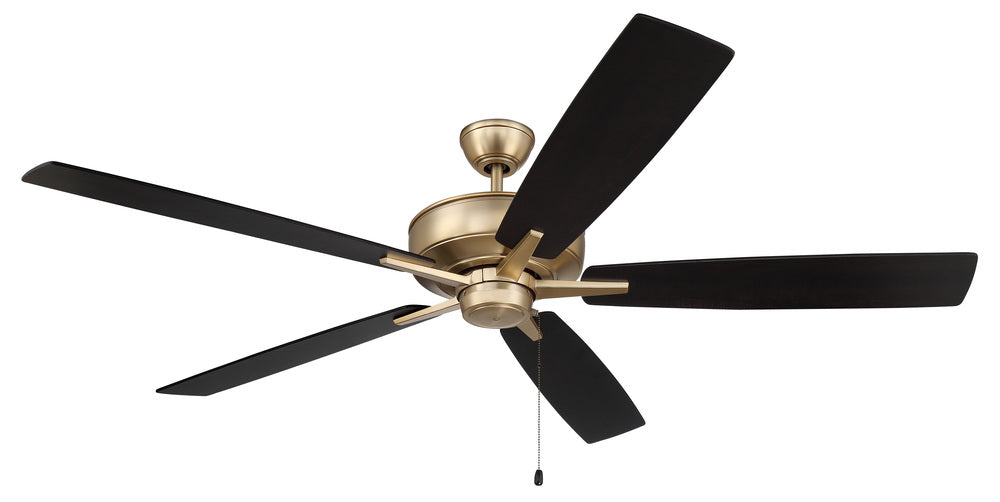 Craftmade SUPER PRO 60 S60SB5-60BWNFB Fan Traditional - Satin Brass