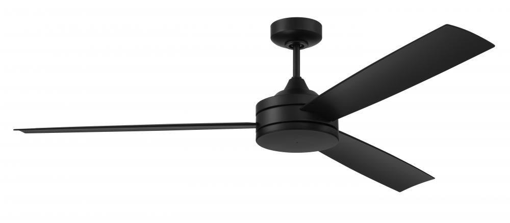 Craftmade INSPO 62&#34; INDOOR/OUTDOOR INS62FB3 Fan - Flat Black