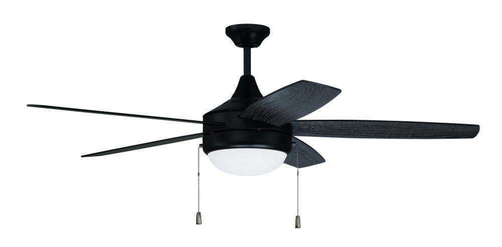 Craftmade PHAZE 5 PHA52FB5 Fan Transitional - Flat Black