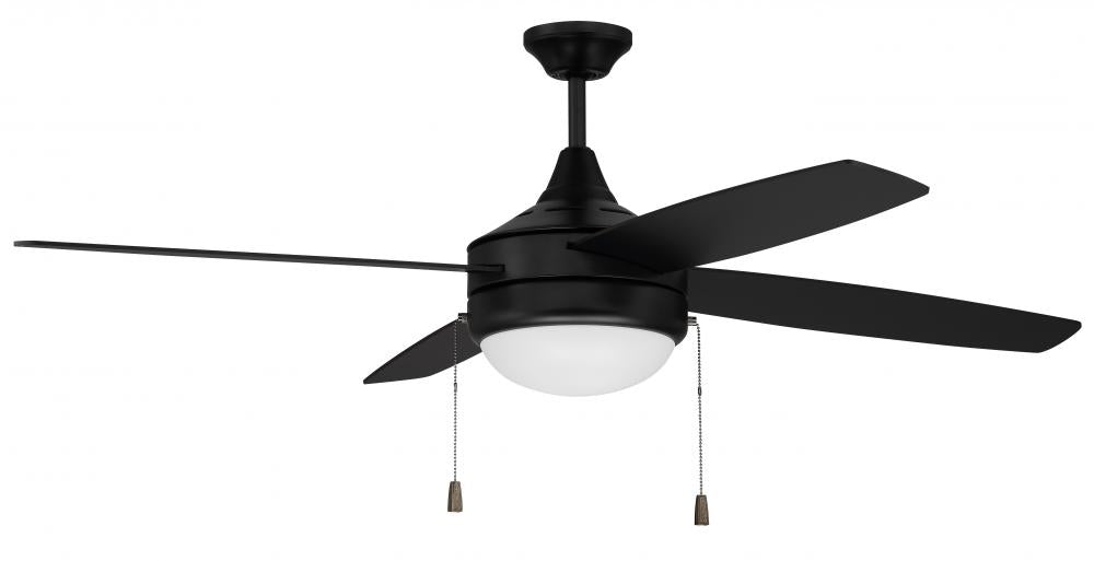 Craftmade PHAZE 4 PHA52FB4 Fan Transitional - Flat Black