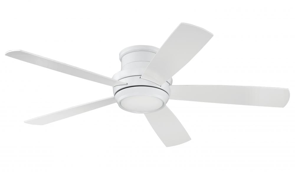 Craftmade TEMPO HUGGER 52&#34; TMPH52W5 Fan Contemporary - White