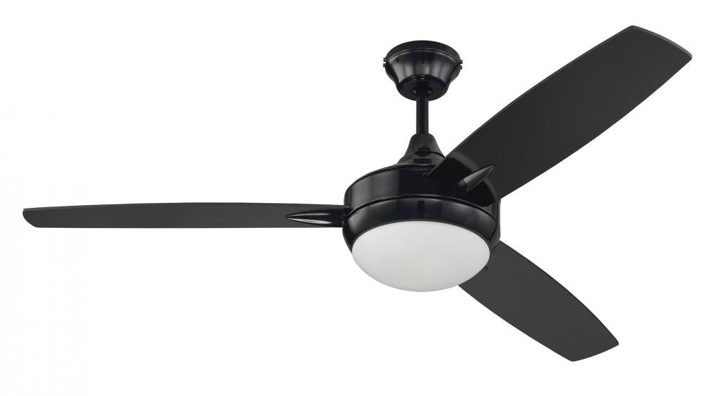 Craftmade TARGAS 52&#34; TG52GBK3 Fan Contemporary - Gloss Black