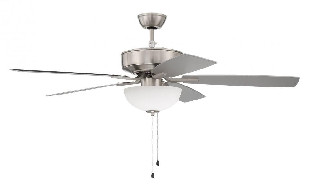 Craftmade PRO PLUS 211 P211BNK5-52BNGW Fan - Brushed Polished Nickel