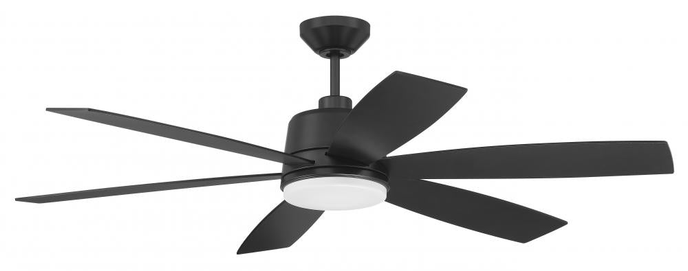 Craftmade HOGAN HGN54FB6 Fan - Flat Black