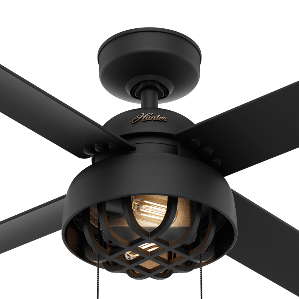 Hunter SPRING MILL 50336 Fan Industrial - Matte Black