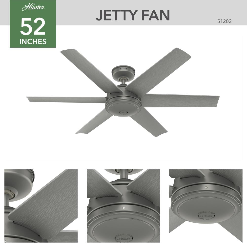 Hunter JETTY 51202 Fan Casual - Matte Silver