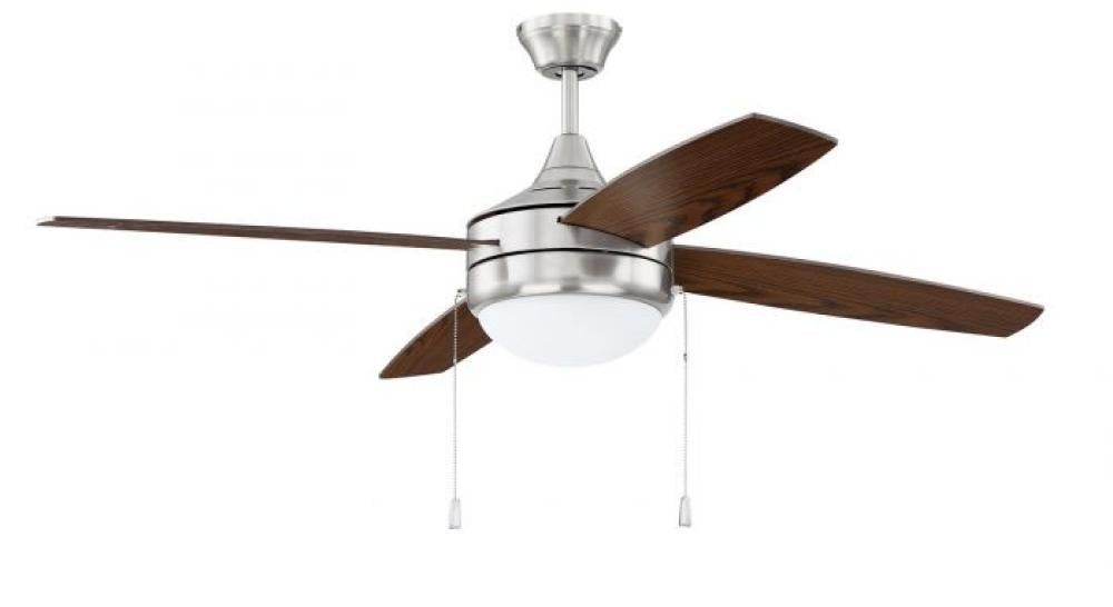 Craftmade PHAZE 4 PHA52BNK4 Fan Transitional - Brushed Polished Nickel