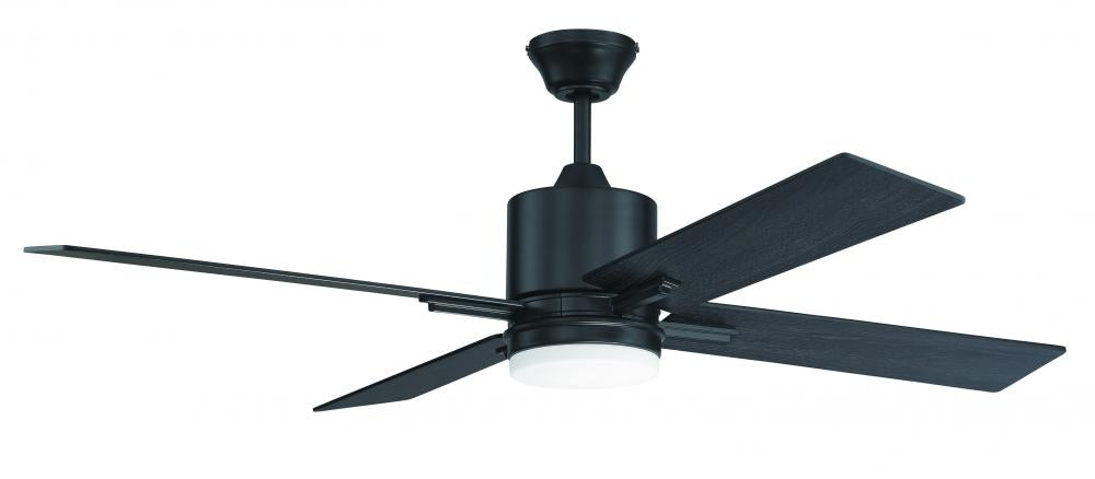 Craftmade TEANA TEA52FB4 Fan Contemporary - Flat Black