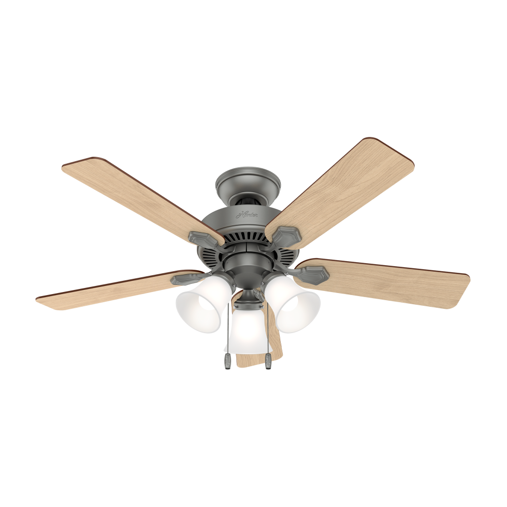 Hunter SWANSON 50882 Fan Traditional - Matte Silver