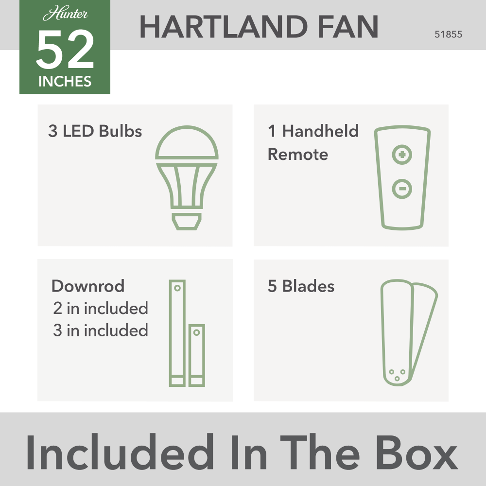 Hunter HARTLAND 51855 Fan Casual - Matte Silver