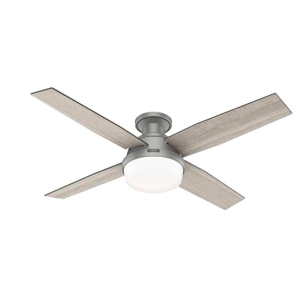 Hunter DEMPSEY 51736 Fan Modern - Matte Silver