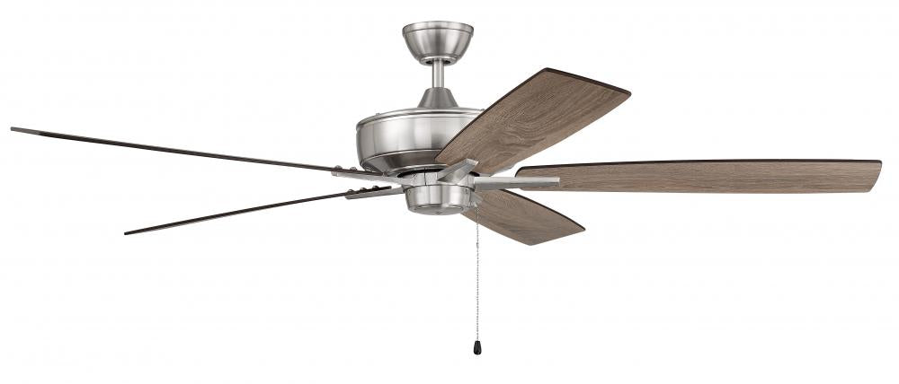 Craftmade SUPER PRO 60 S60BNK5-60DWGWN Fan Traditional - Brushed Polished Nickel