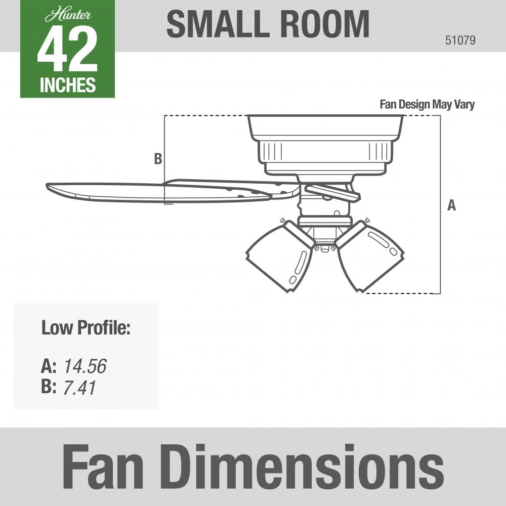 Hunter NEWSOME 51079 Fan Traditional - Brushed Nickel